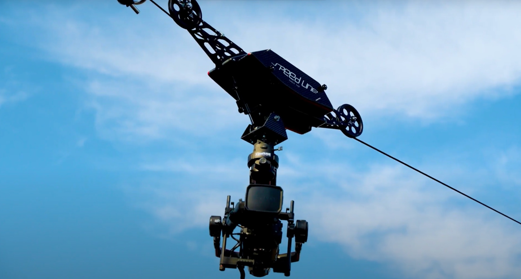 LiveFRAME Speedline CableCam im Einsatz